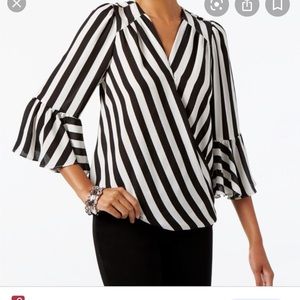 Inc. surplice striped shirt Sz 1x